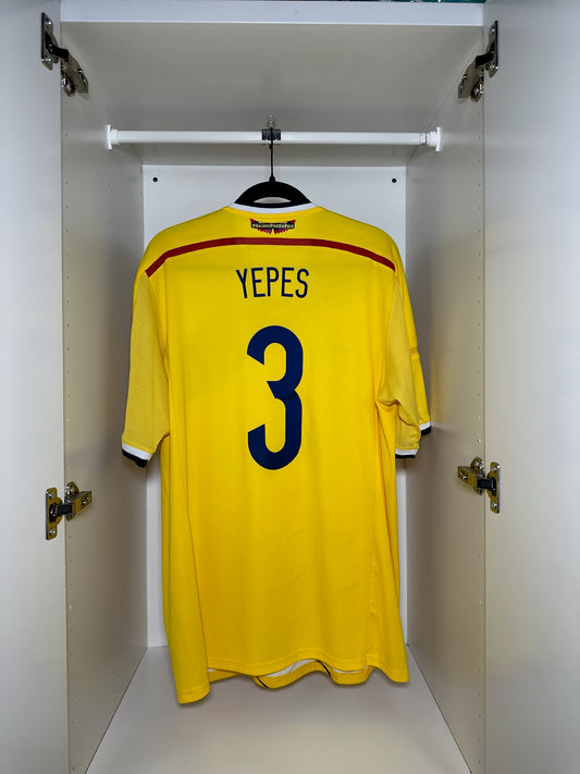 Colombia #3 Yepes - adidas - 2014/2015 - HOME Kit