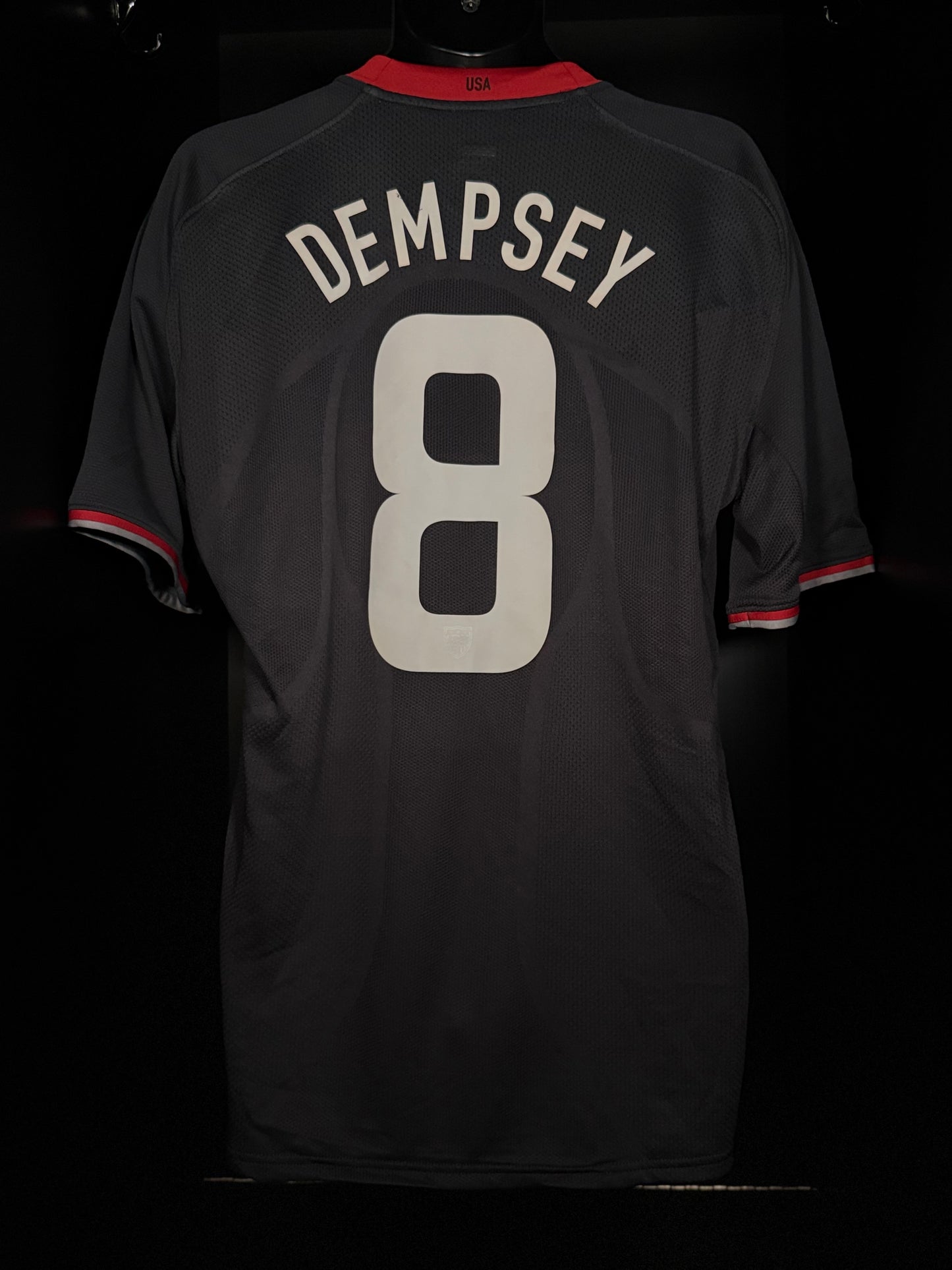 2008-2009 United States (USA) Dempsey AWAY Kit Soccer Jersey Shirt Nike XL Authentic