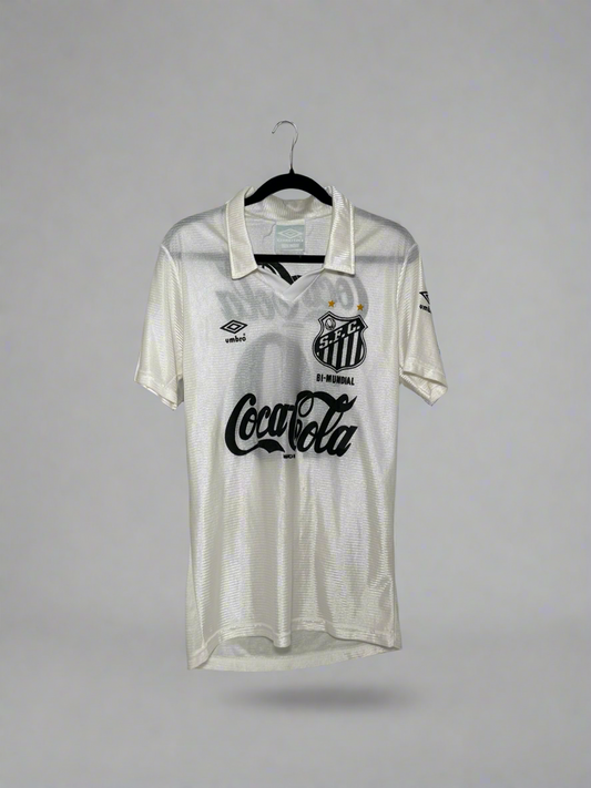 Santos #10 - Umbro - 1991/1992 - HOME Kit