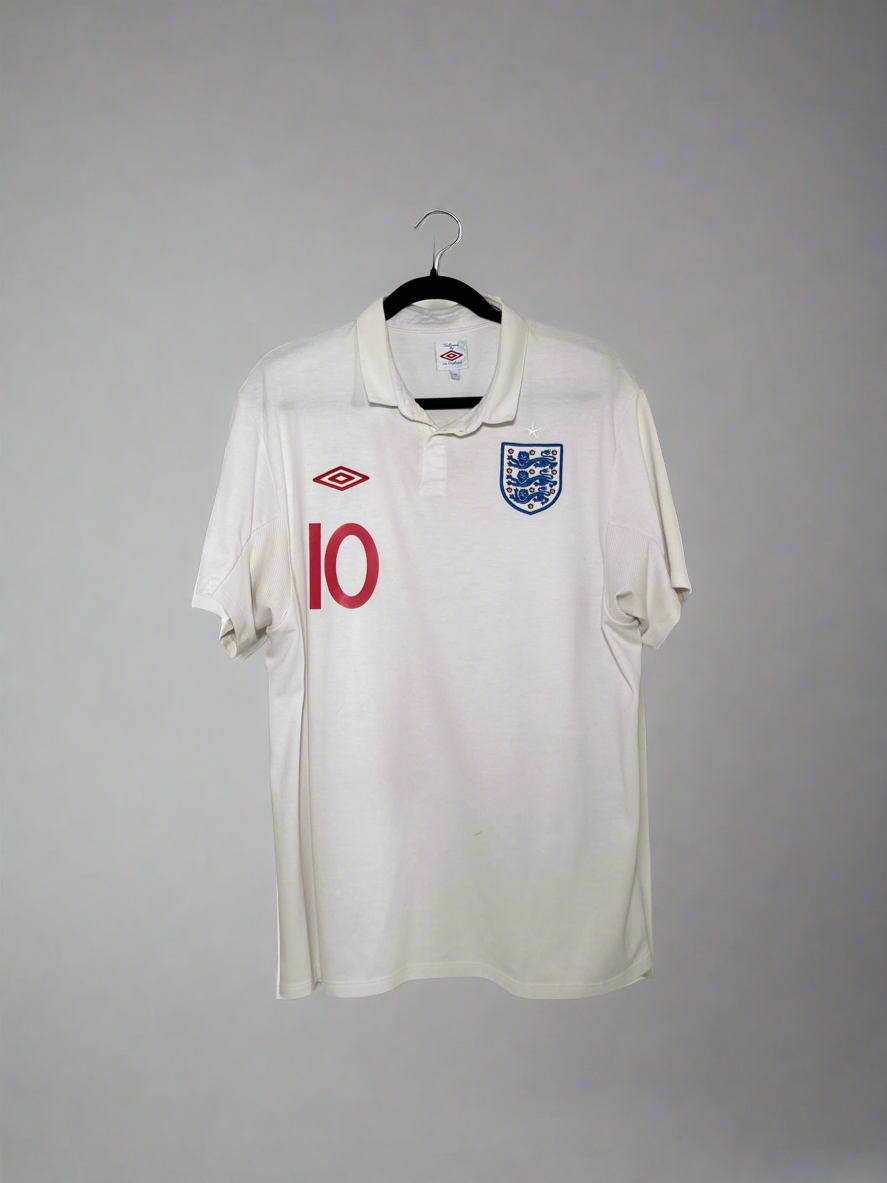 England Rooney #10 - Umbro - 2009/2010 - HOME Kit