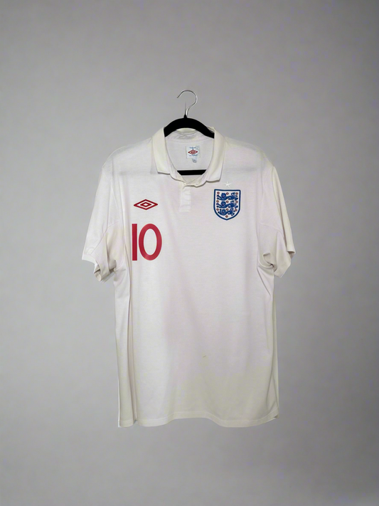 England Rooney #10 - Umbro - 2009/2010 - HOME Kit