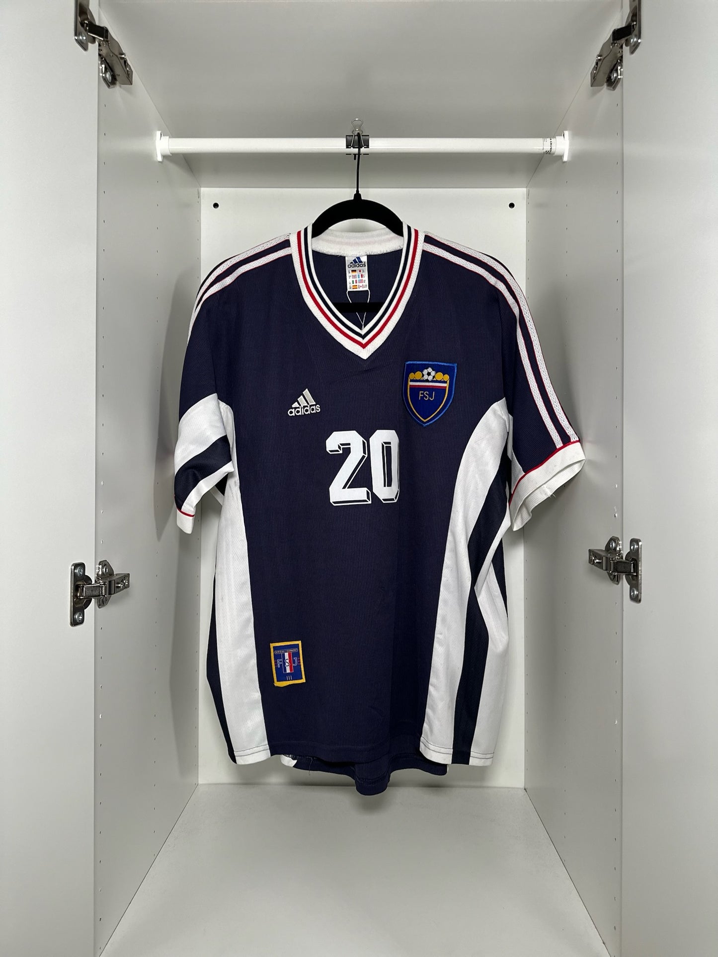 Yugoslavia Stankovic #20 - adidas - 1998/1999 - HOME Kit