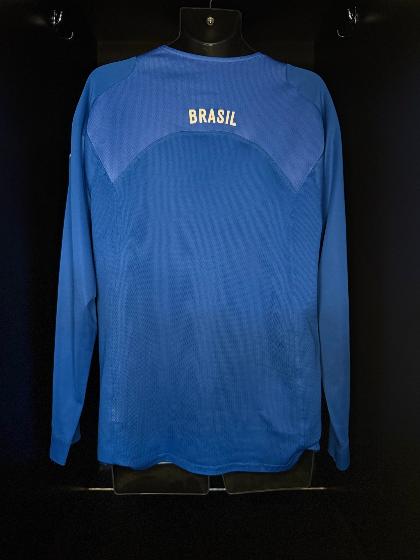 2004-2005 Brazil (CBF) TRAINING Kit Soccer Jersey Shirt Nike Large Authentic