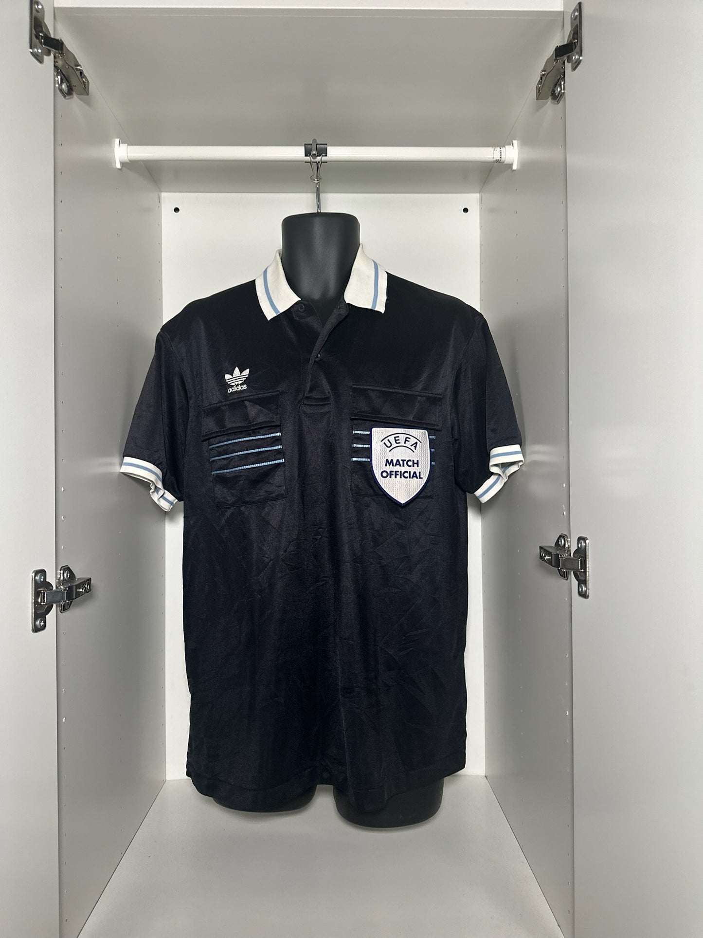 Referee - adidas - 1990's - Kit + One (1) UEFA & FIFA badge each