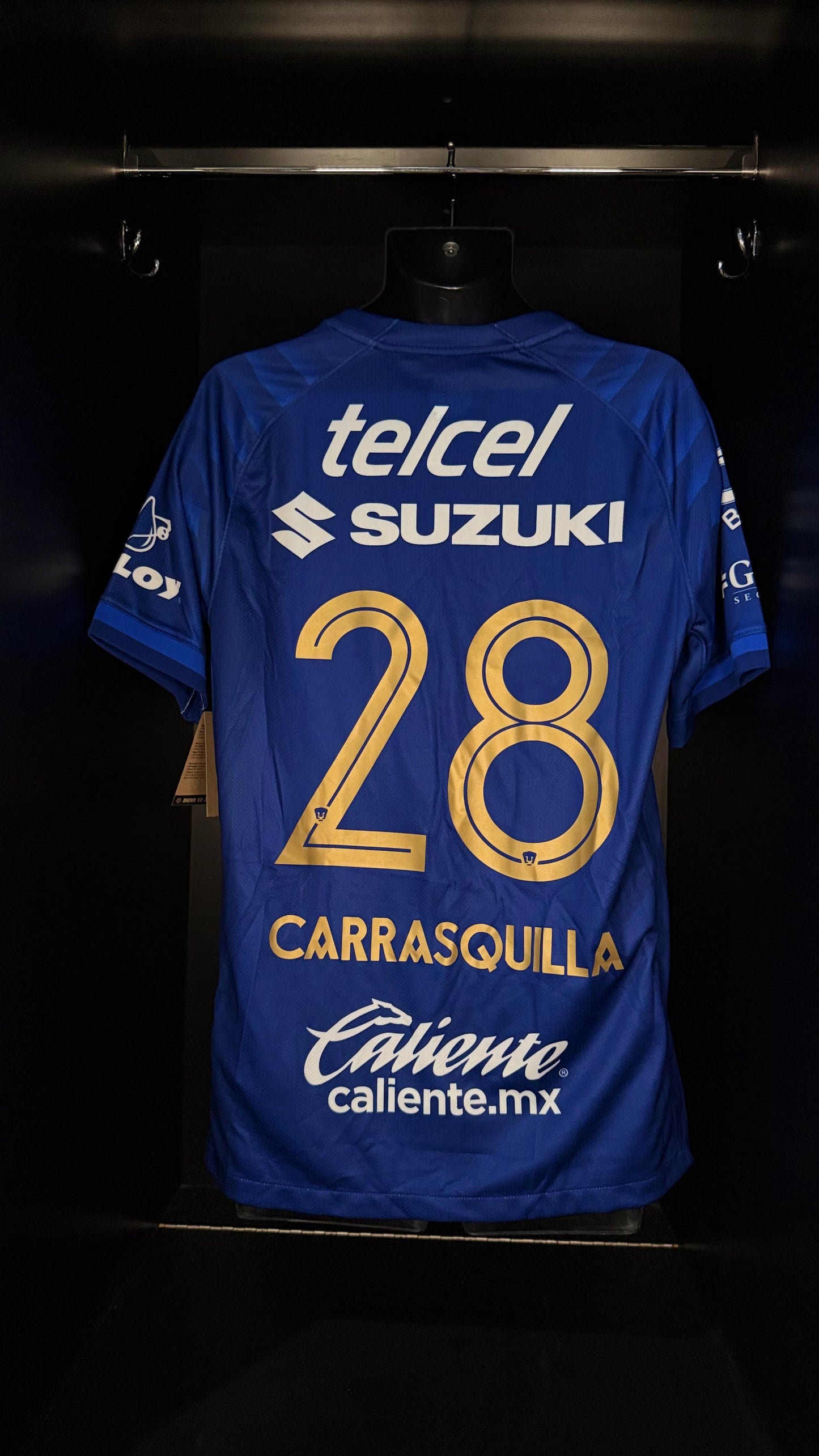2025-2026 Pumas UNAM Carrasquilla AWAY Kit Soccer Jersey Football Shirt Nike Large Authentic