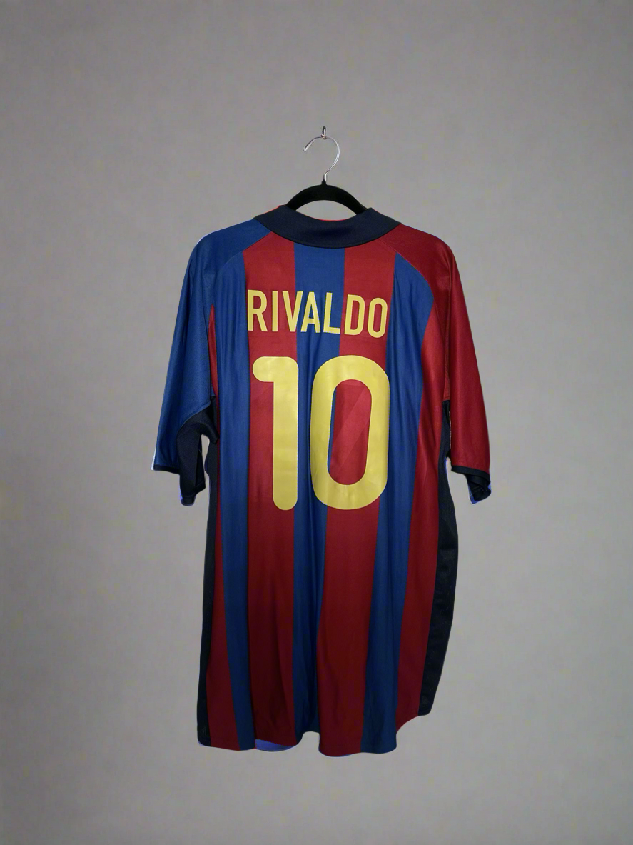 Barcelona Rivaldo #10 - Nike - 2001/2002 - HOME Kit