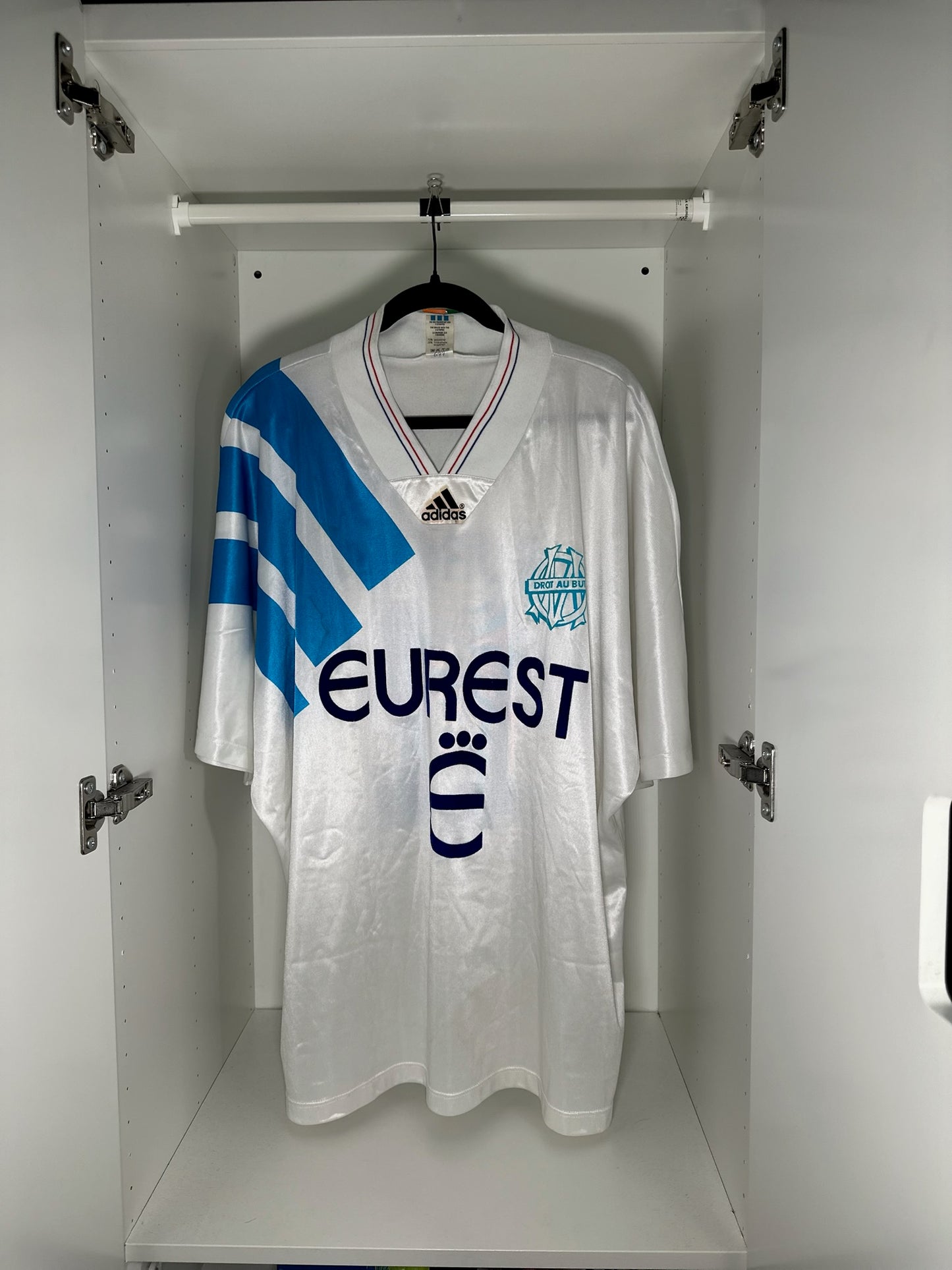 Olympique Marseille #11 - adidas - 1993/1994 - HOME "Didier Deschamps" Kit
