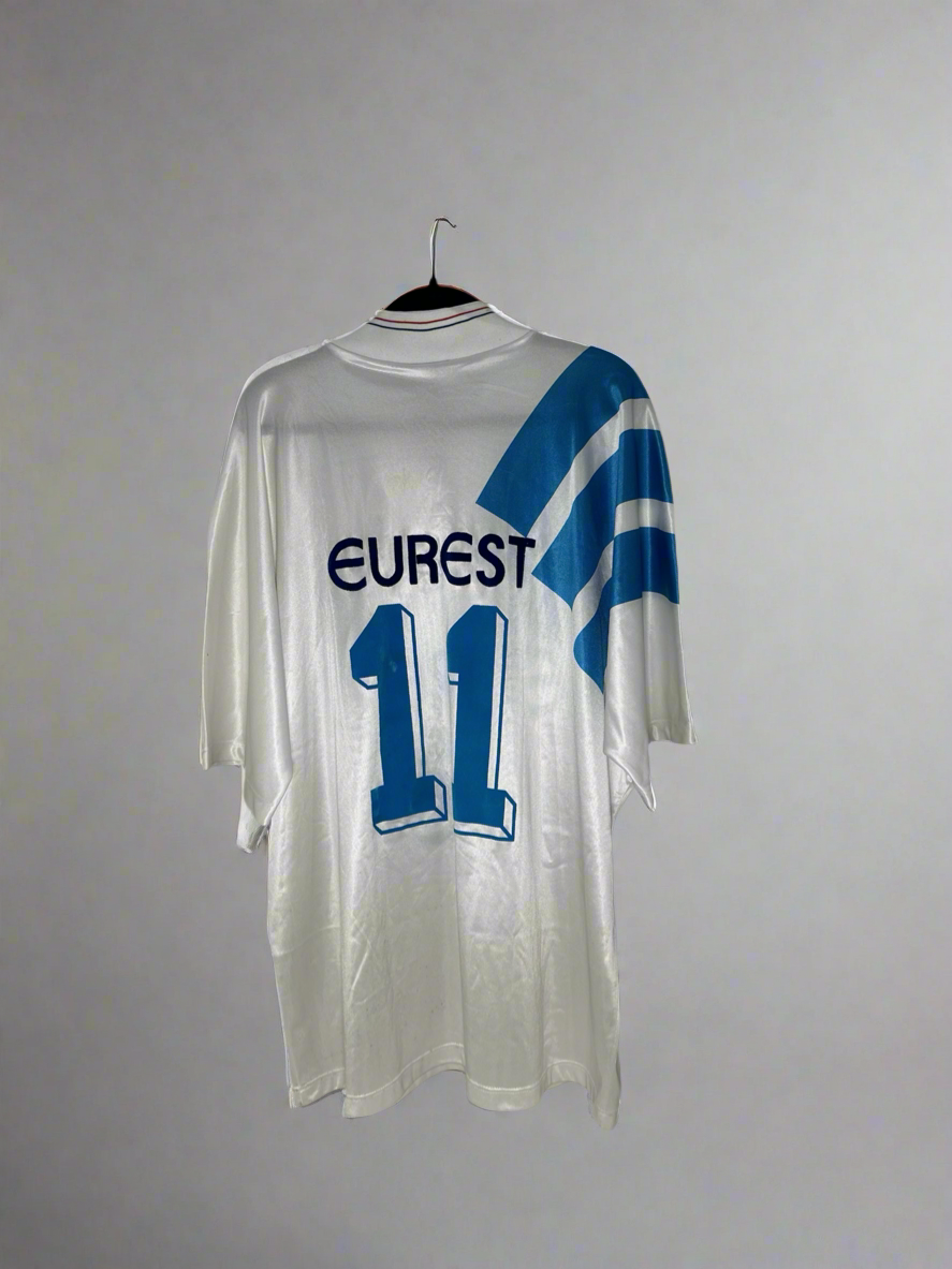 Olympique Marseille #11 - adidas - 1993/1994 - HOME "Didier Deschamps" Kit