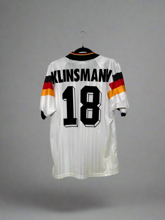 Germany Klinsmann #18 - adidas - 1992/1993 - HOME Kit