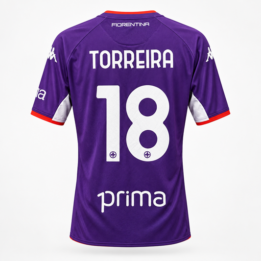 2021-2022 Fiorentina Torreira HOME Kit Soccer Jersey Football Shirt Kappa XXL
