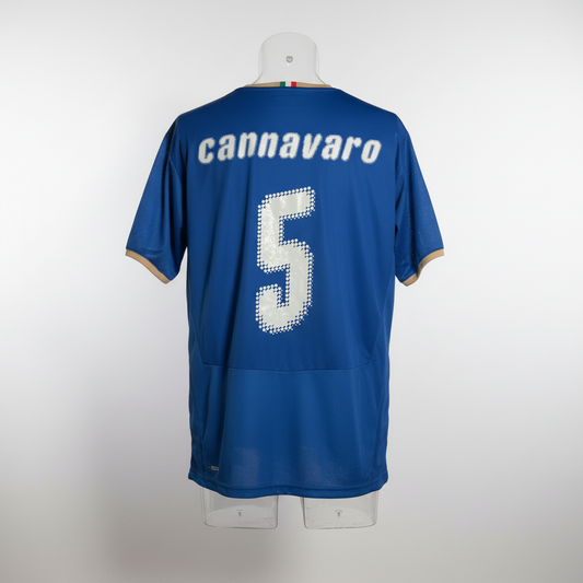 2008-2009 Italy Cannavaro HOME Kit Soccer Jersey Shirt Puma XL Authentic