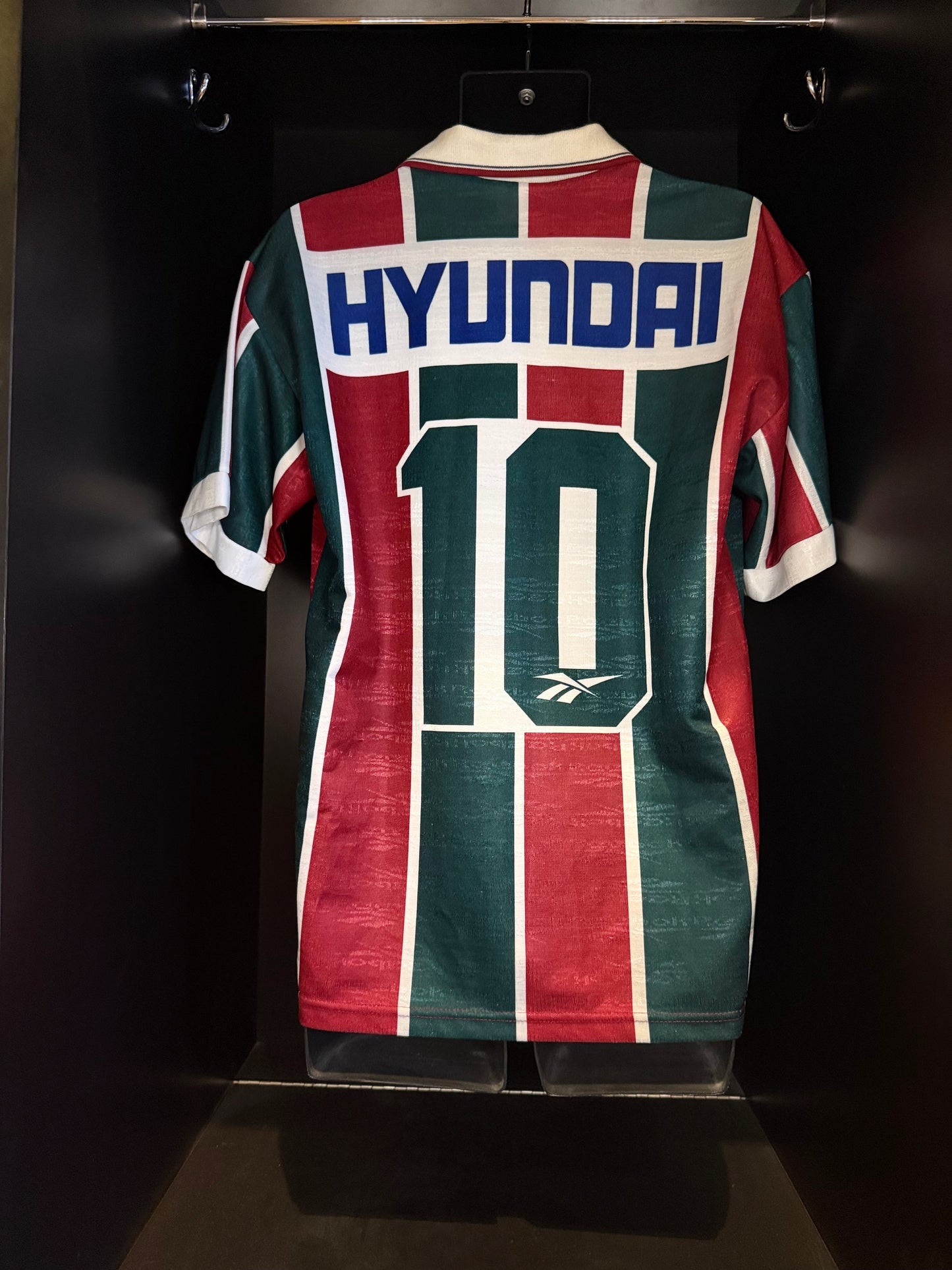 1995-1996 Fluminense HOME Kit Soccer Jersey Football Shirt Reebok Large Authentic