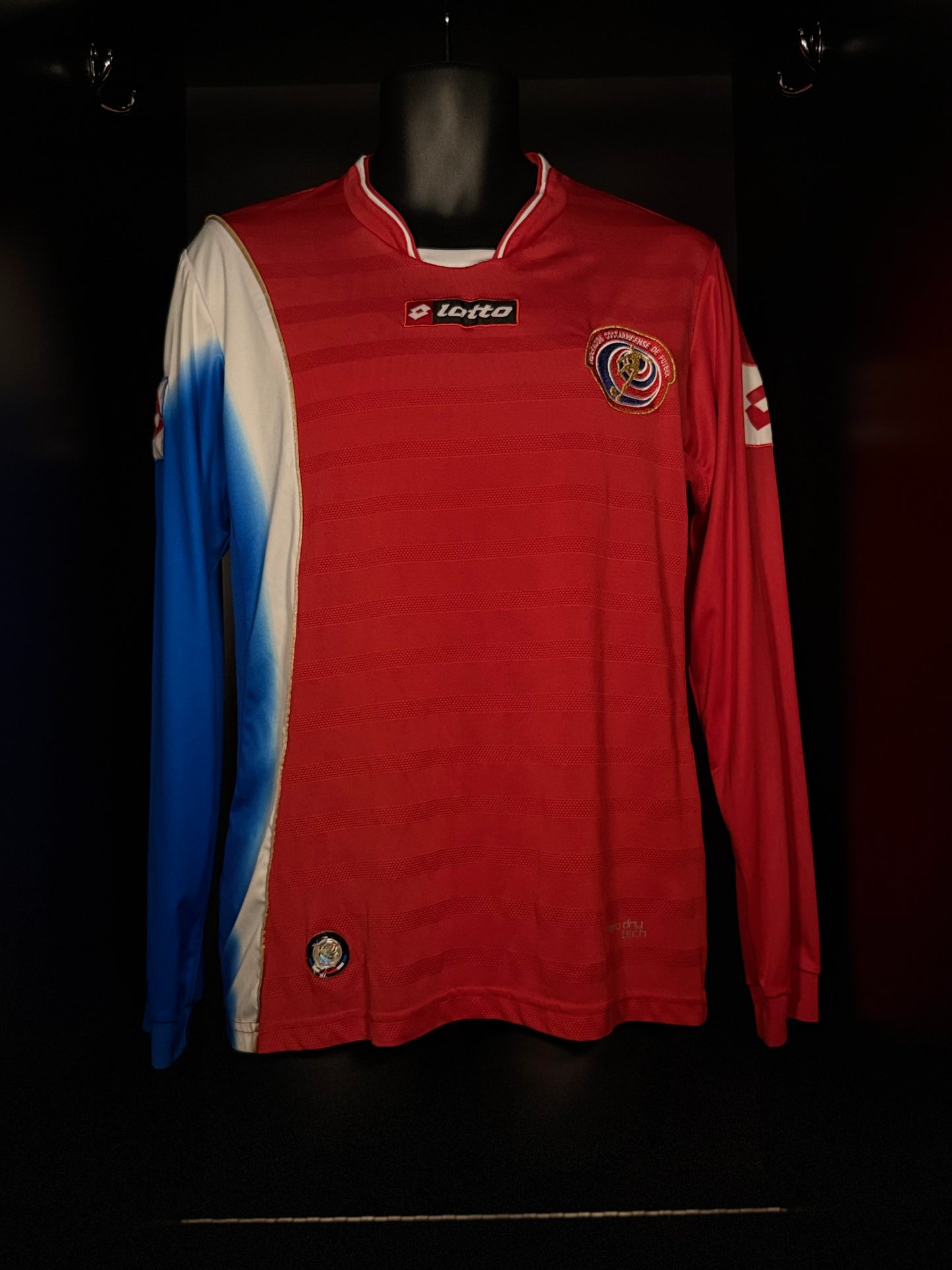 2012-2013 Costa Rica HOME Kit Soccer Jersey Shirt Lotto Medium Authentic