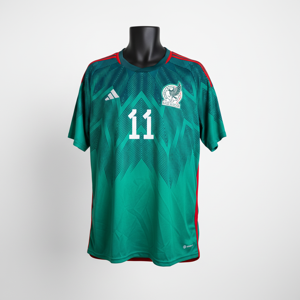 2022-2023 Mexico "Dia de los Muertos" S. Giménez HOME Kit Soccer Jersey Football Shirt adidas XL Authentic
