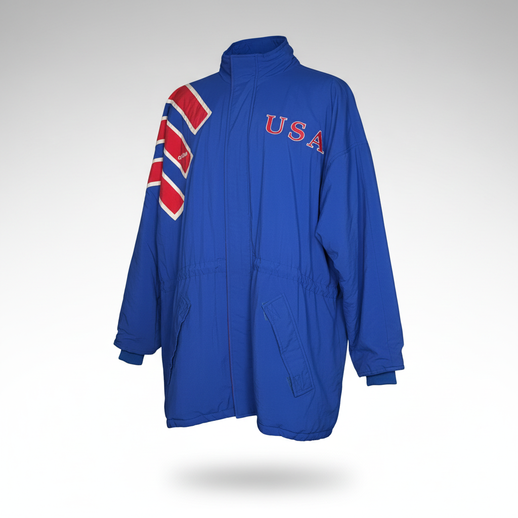 1992-1994 United States (USA) JACKET COAT Soccer adidas Large Authentic