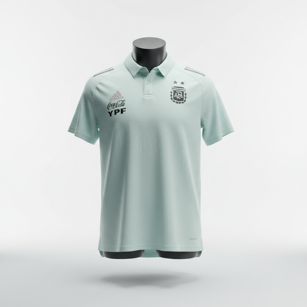 2021-2022 Argentina Staff Polo Kit Soccer Jersey Shirt adidas Large Authentic