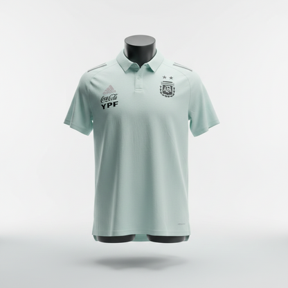 2021-2022 Argentina Staff Polo Kit Soccer Jersey Shirt adidas Large Authentic