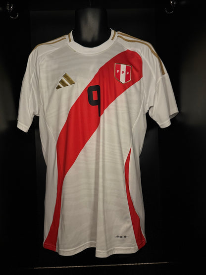 2024-2025 Peru Guerrero HOME Kit Soccer Jersey Shirt adidas Medium Authentic