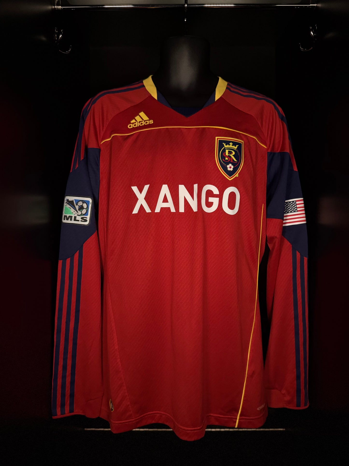 2010-2011 Real Salt Lake Beckerman HOME Kit Soccer Jersey Shirt adidas Large Authentic
