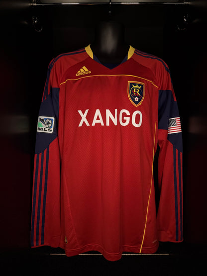 2010-2011 Real Salt Lake Beckerman HOME Kit Soccer Jersey Shirt adidas Large Authentic