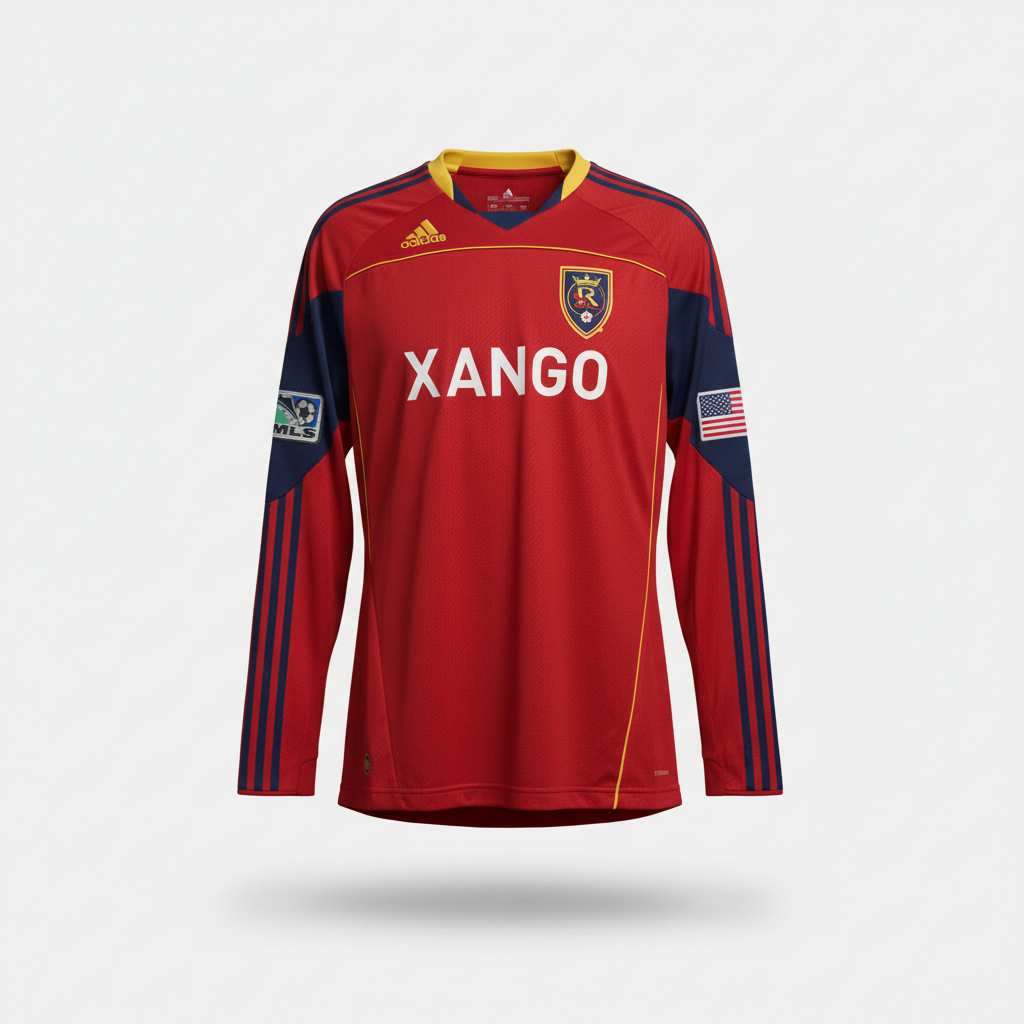 2010-2011 Real Salt Lake Beckerman HOME Kit Soccer Jersey Shirt adidas Large Authentic