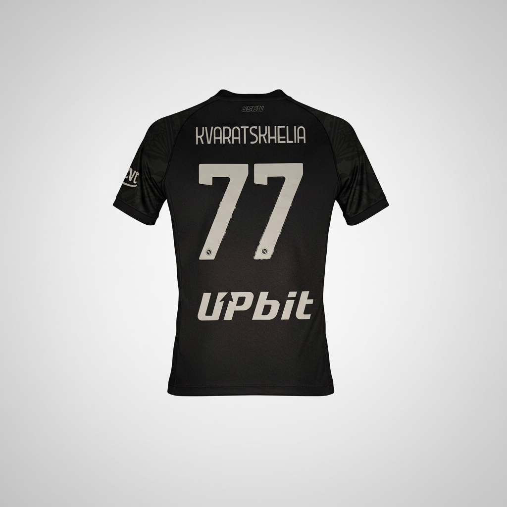 SSC Napoli Kvaratskhelia #77 - EA7 - 2023/2024 - THIRD Kit