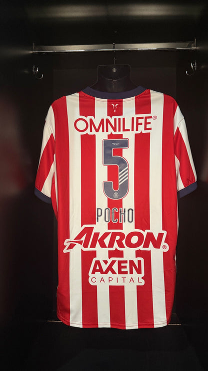 2024-2025 Chivas Guadalajara Pocho HOME Kit Soccer Jersey Football Shirt Puma XL Authentic