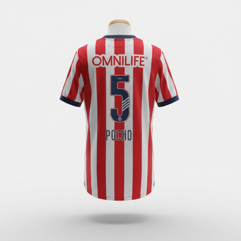 2024-2025 Chivas Guadalajara Pocho HOME Kit Soccer Jersey Football Shirt Puma XL Authentic