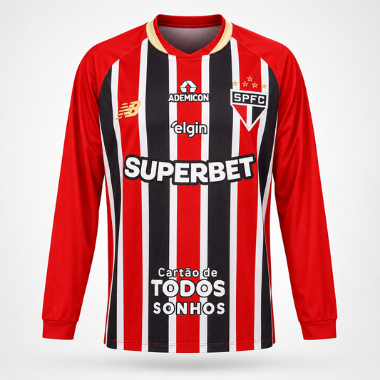 2025-2026 São Paulo FC Oscar AWAY Kit Soccer Jersey Football Shirt New Balance Medium Authentic