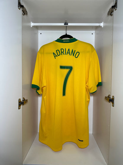 Brazil Adriano #7 - Nike - 2006/2007 - HOME Kit