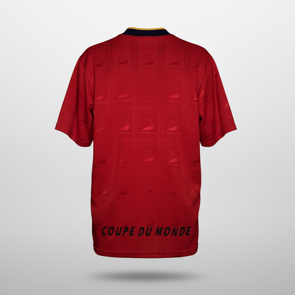 1998 FIFA World Cup France Coupe du Monde LICENSED Fan Kit Soccer Jersey Shirt Medium Authentic