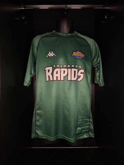 2001-2002 Colorado Rapids HOME Kit Soccer Jersey Shirt Kappa Large Authentic
