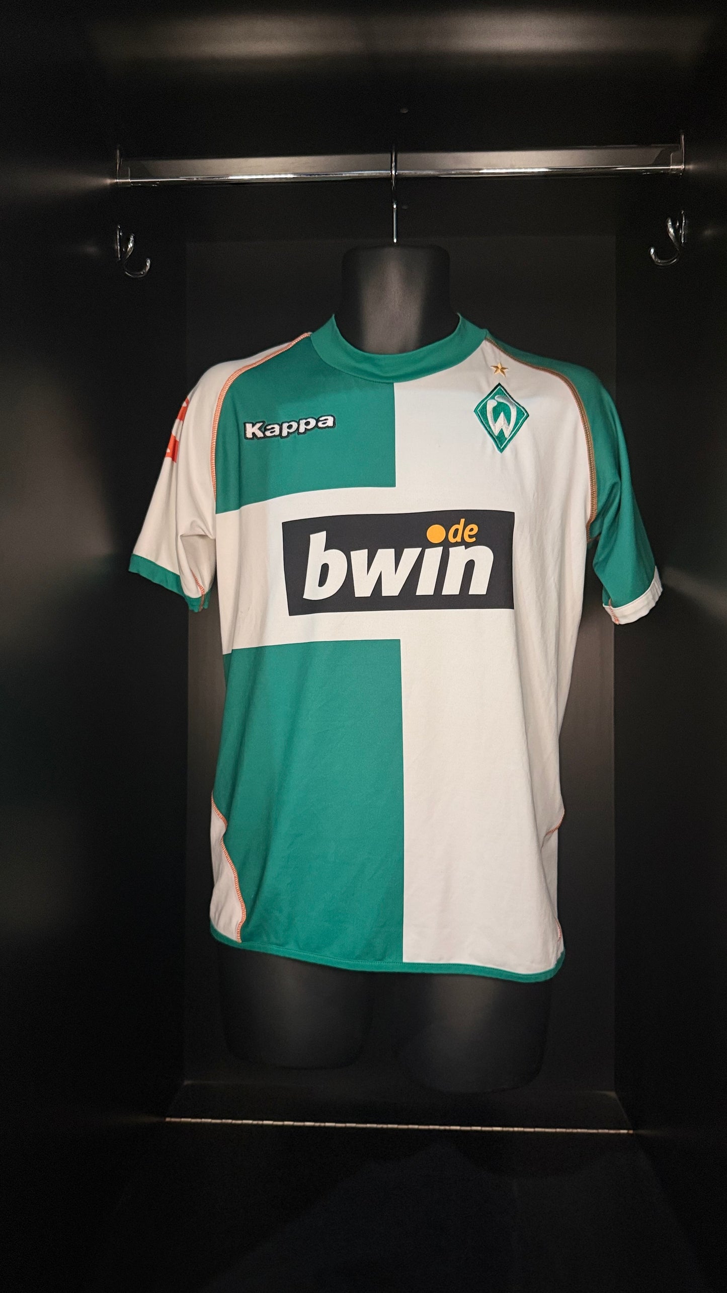 2007-2008 Werder Bremen THIRD Kit Soccer Jersey Football Shirt Kappa Medium Authentic