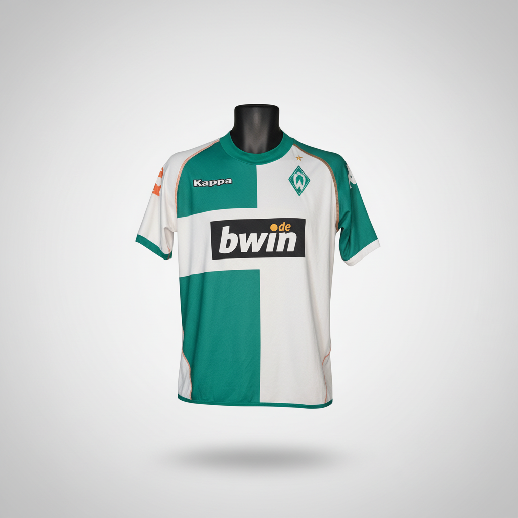2007-2008 Werder Bremen THIRD Kit Soccer Jersey Football Shirt Kappa Medium Authentic