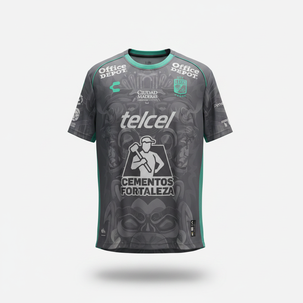 2024-2025 Club Leon THIRD Kit Soccer Jersey Football Shirt Charly XL Authentic