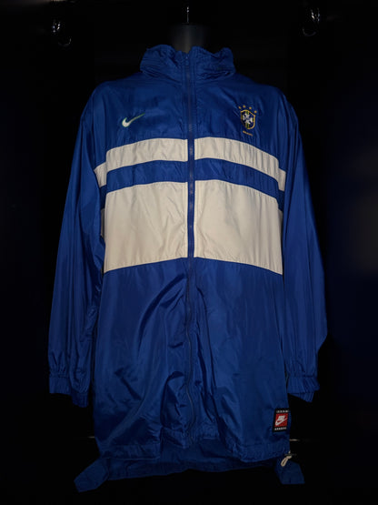 1997-1998 Brazil (CBF) JACKET Soccer Nike Medium Authentic