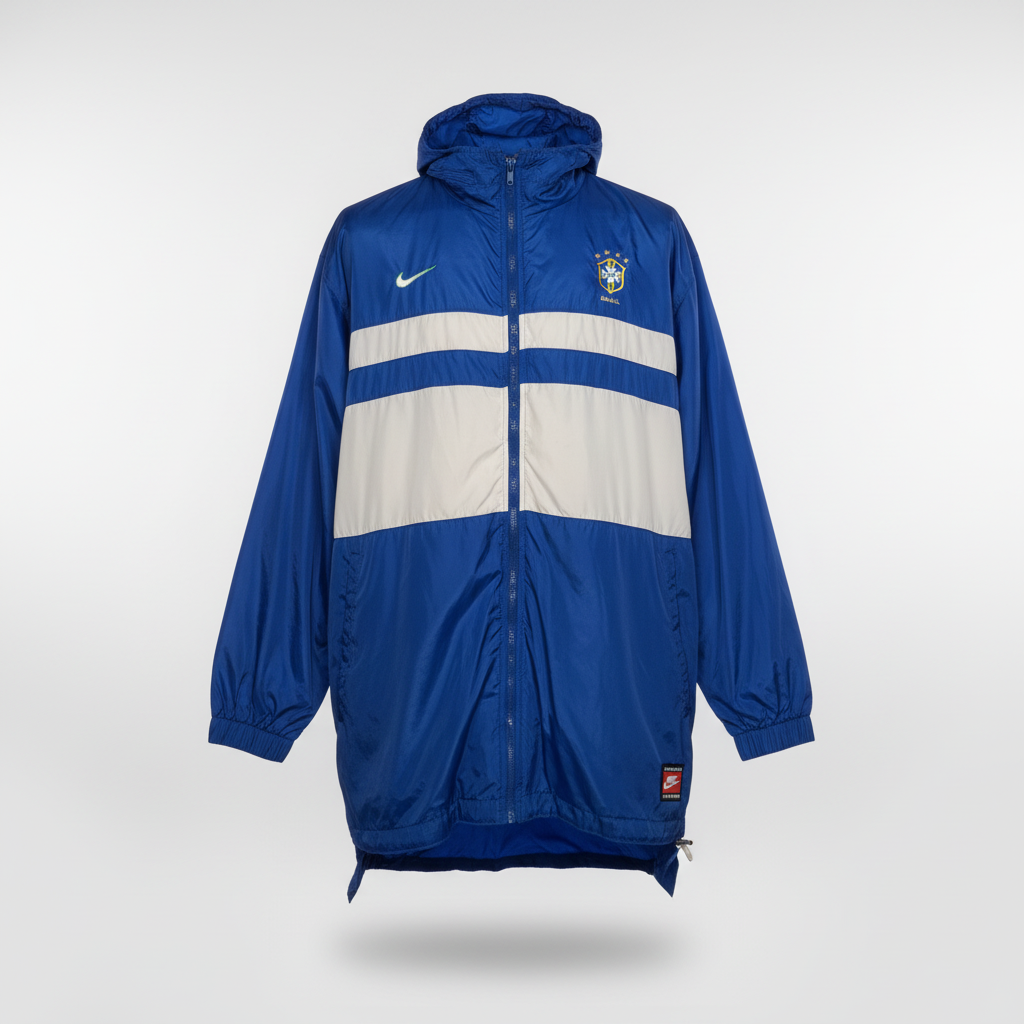 1997-1998 Brazil (CBF) JACKET Soccer Nike Medium Authentic