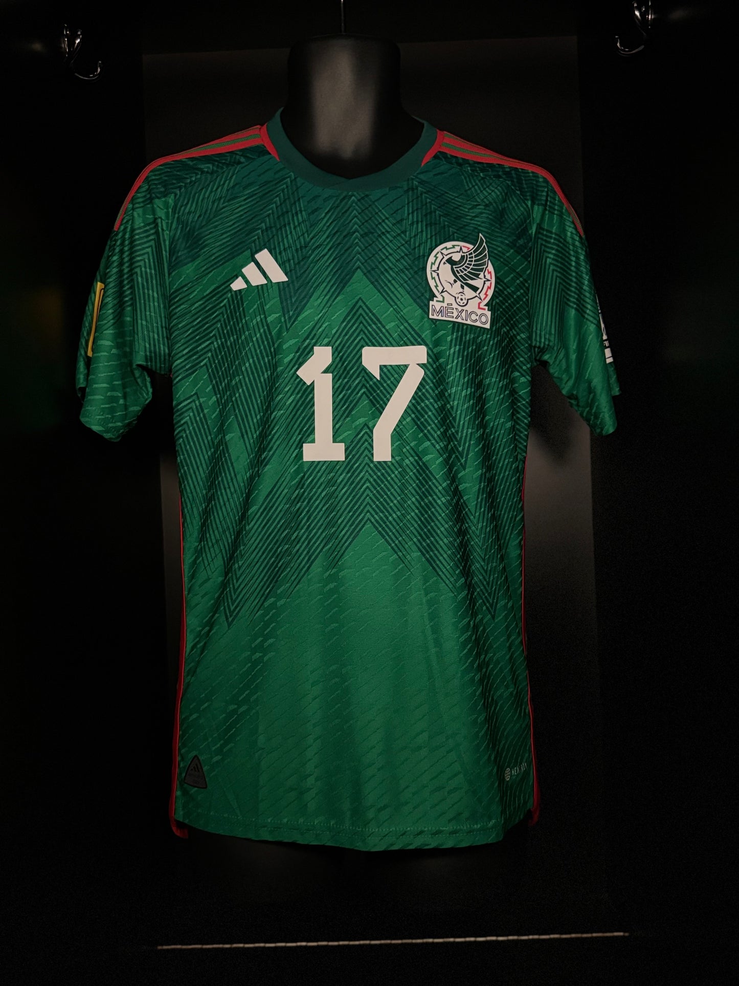 2022-2023 Mexico HOME Kit Soccer Jersey Shirt adidas Small Authentic