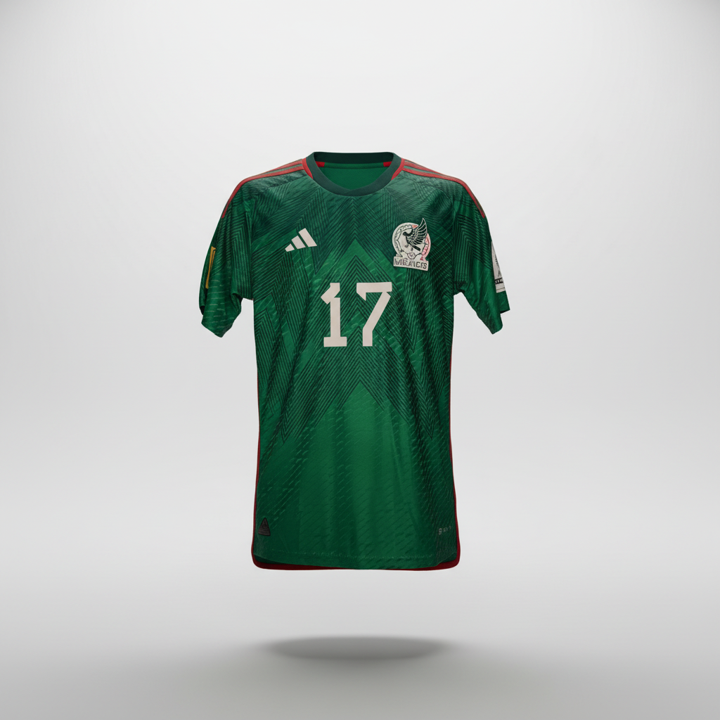 2022-2023 Mexico HOME Kit Soccer Jersey Shirt adidas Small Authentic