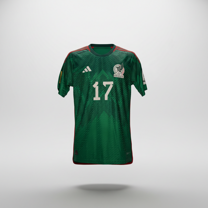 2022-2023 Mexico HOME Kit Soccer Jersey Shirt adidas Small Authentic