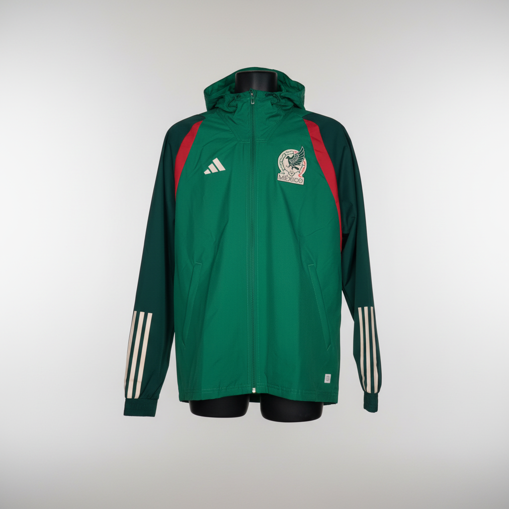 2022-2023 Mexico All-Weather JACKET Soccer adidas Small Authentic