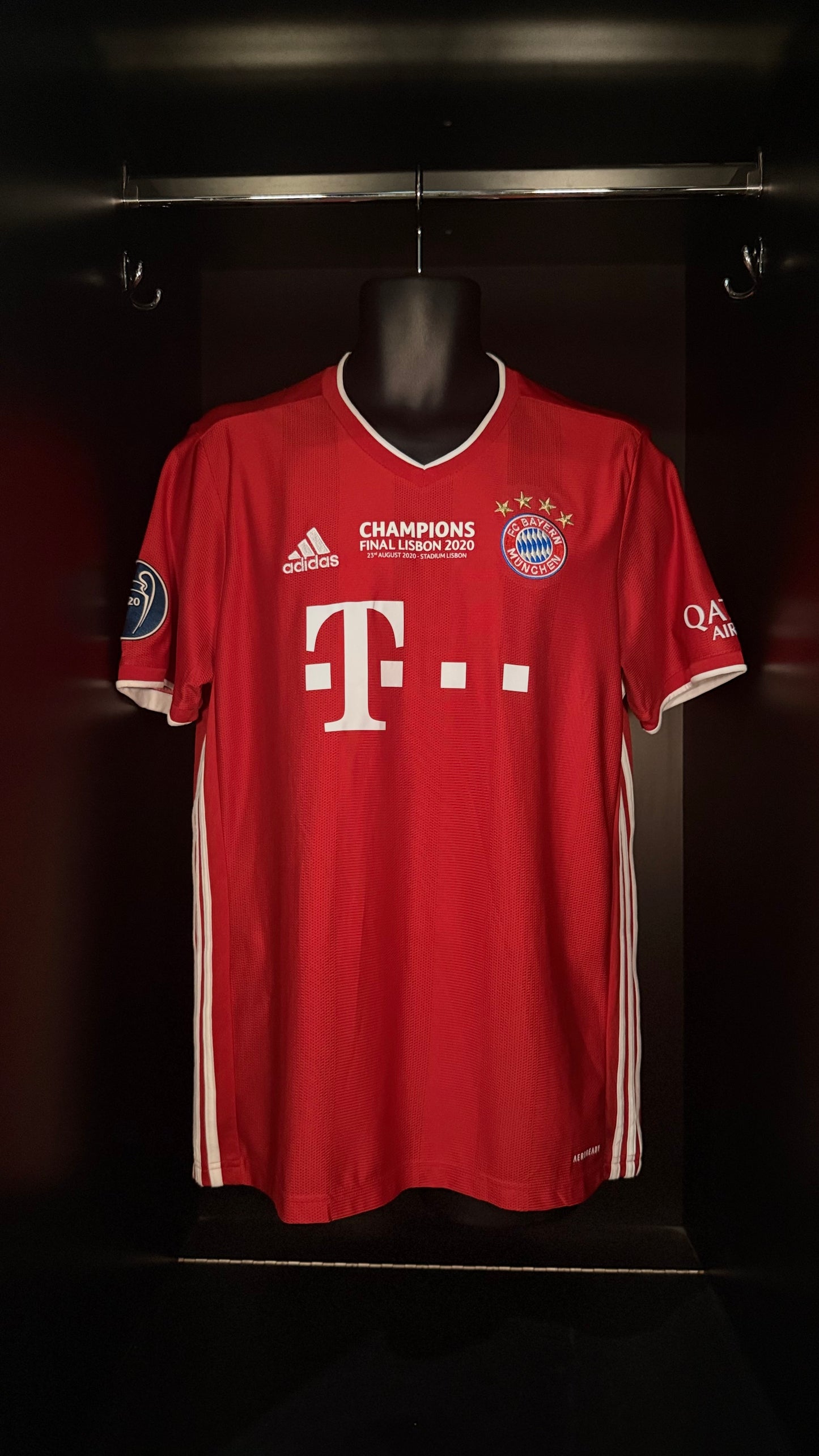 2020-2021 Bayern München "UCL Champion Celebration" HOME Kit Soccer Jersey Football Shirt adidas Large Authentic