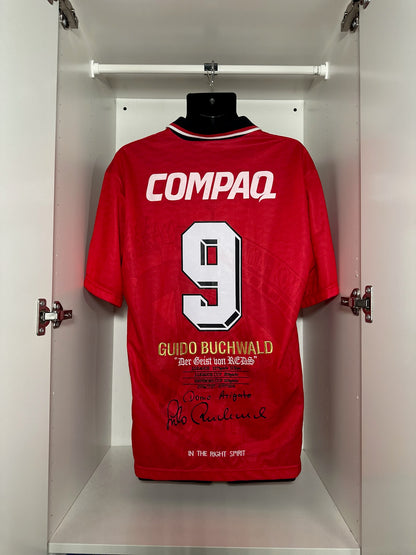 Urawa Red Diamonds Guido Buchwald #9 - Umbro - 1997/1998 - HOME Kit