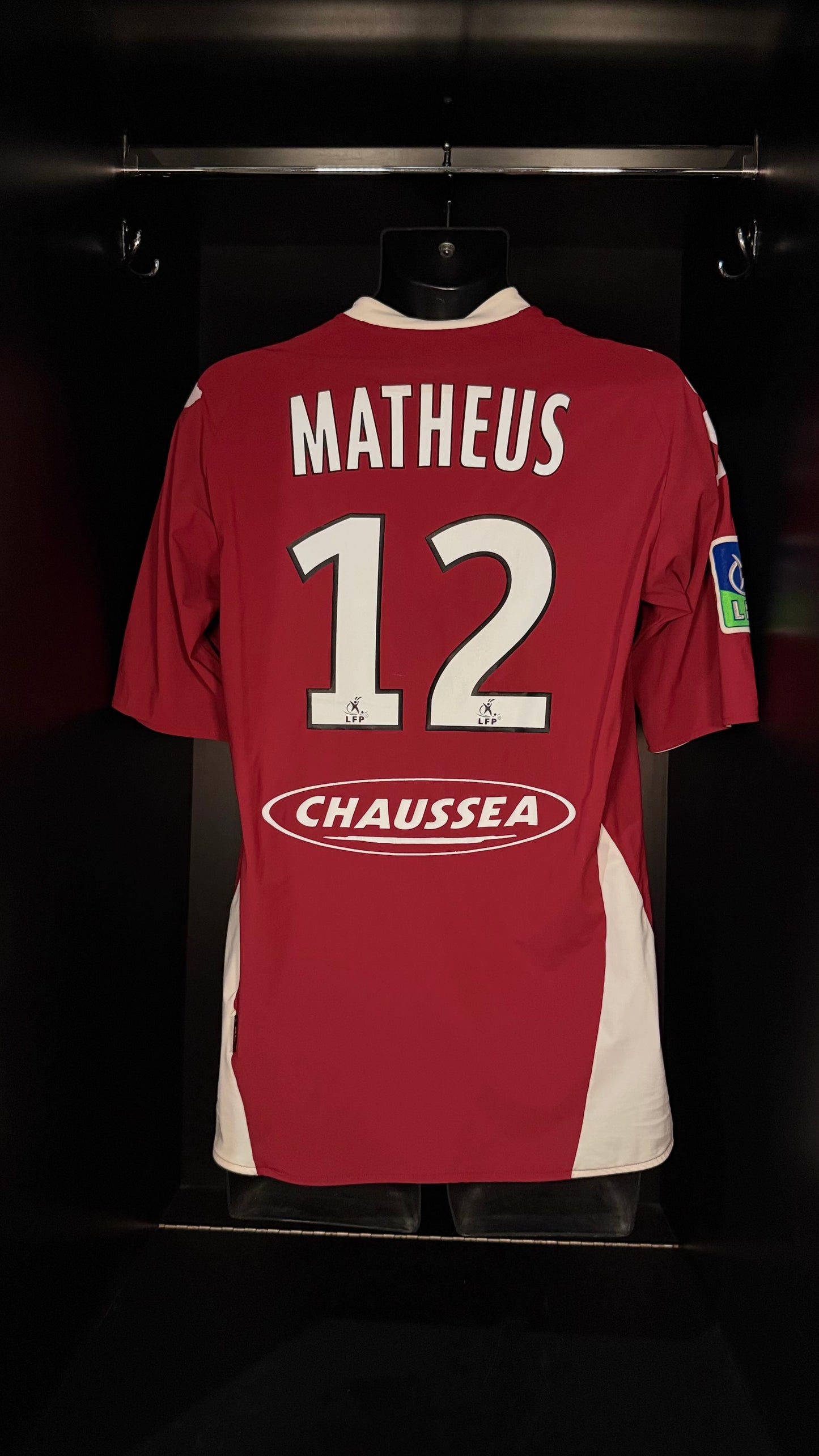 2007-2008 FC Metz Matheus HOME Kit Soccer Jersey Football Shirt Kappa XL Authentic