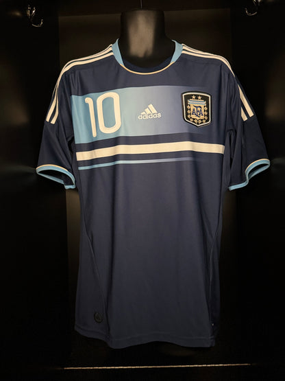2011-2013 Argentina Messi AWAY Kit Soccer Jersey Shirt adidas Medium Authentic