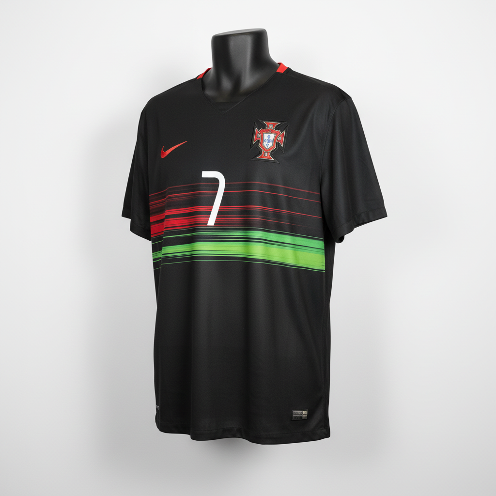 2015-2016 Portugal Ronaldo AWAY Kit Soccer Jersey Football Shirt Nike Large Authentic