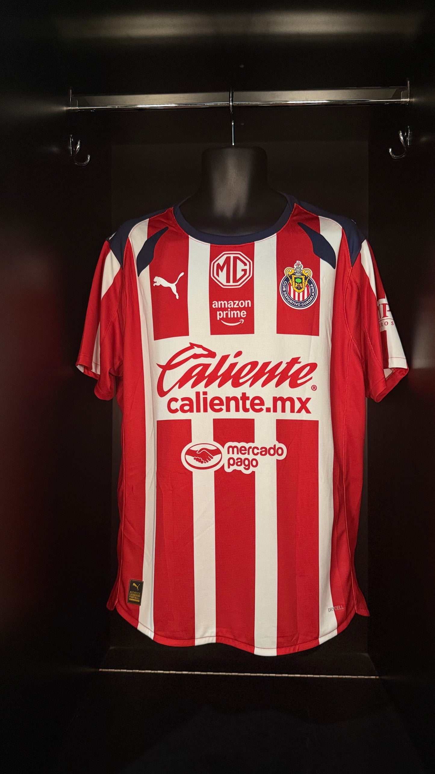2025-2026 Chivas Guadalajara Alvarado HOME Kit Soccer Jersey Football Shirt Puma Large Authentic