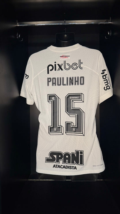 2023-2024 Corinthians Paulinho HOME Kit Soccer Jersey Football Shirt Nike Large Authentic