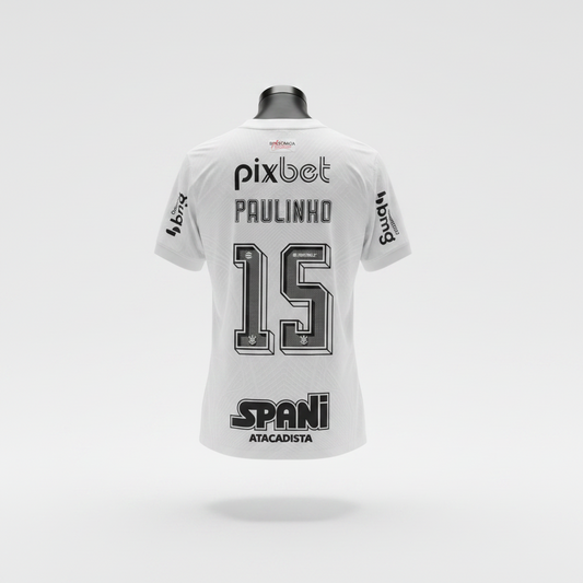 2023-2024 Corinthians Paulinho HOME Kit Soccer Jersey Football Shirt Nike Large Authentic