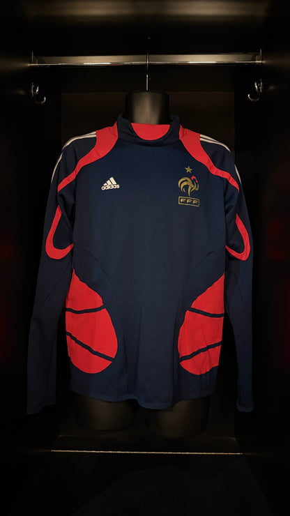 2007-2008 France TRAINING TOP Kit Soccer Football adidas Small Authentic